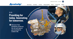 Desktop Screenshot of anadarko.com